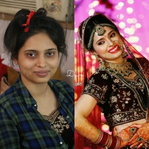 Bridal makeup at arun vihar sector 29