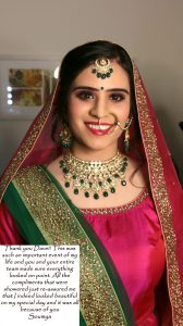 Bridal makeup by dave