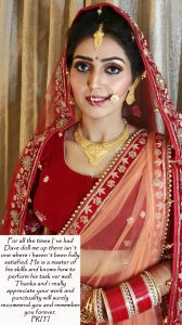 Bridal makeup by dave