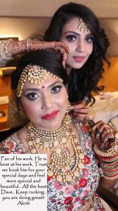 Bridal makeup by dave