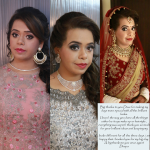engagement and bridla makeup by dave sodhi