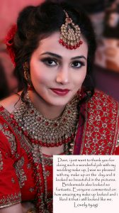 Amazing bridal makeover